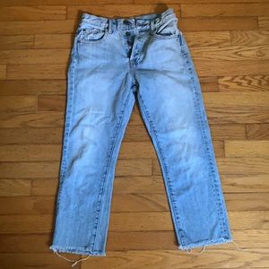 Aritzia High Rise Straight Jeans